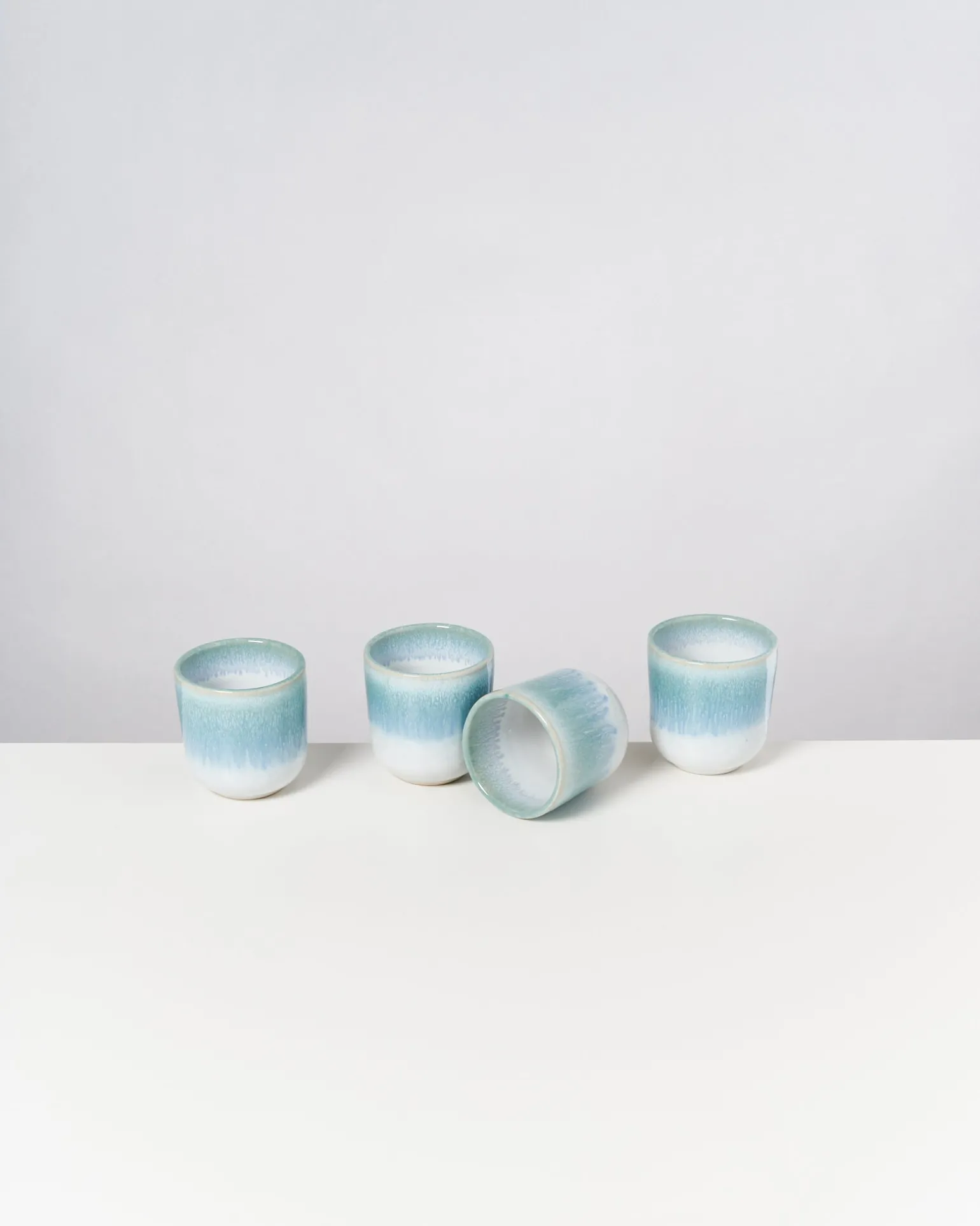 Sale Motel a Miio Alcachofra - Set Of 4 Cups Small Greenblue green Blue
