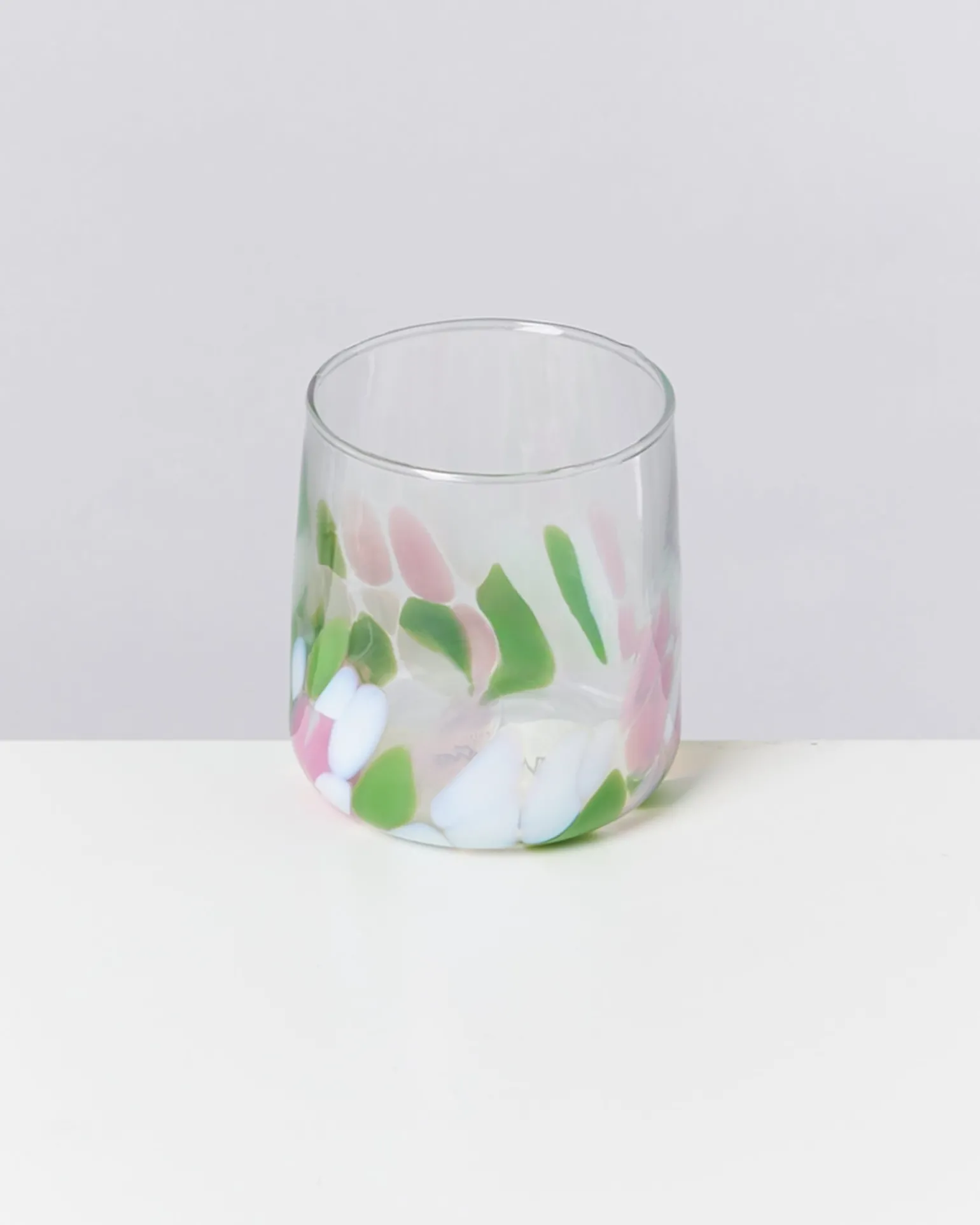 Clearance Motel a Miio Alegria - Glass Small Big Drops Pink Green drops rosa grün