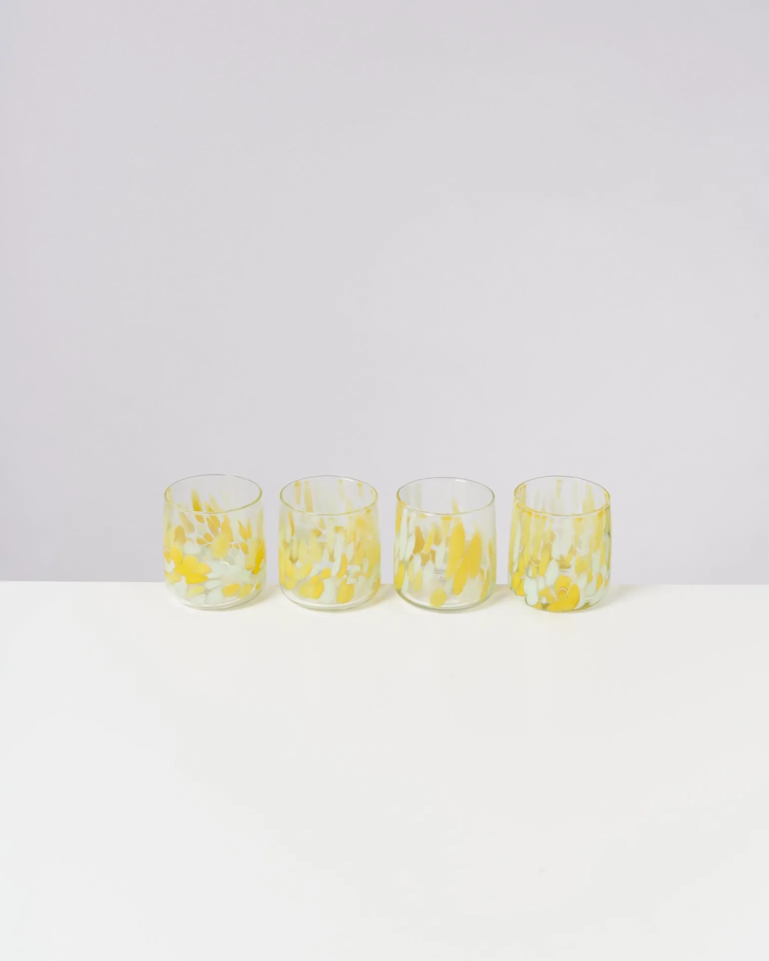 Outlet Motel a Miio Alegria - Set Of 4 Glasses Small big drops yellow