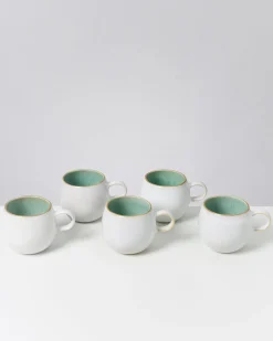 Shop Motel a Miio Areia - Mug Big With Gold Rim mint