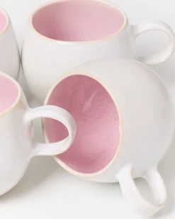 Store Motel a Miio Areia - Set Of 4 Mugs Big rose