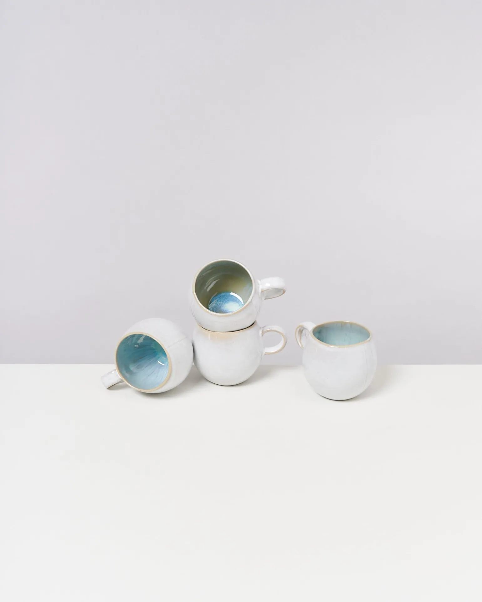 Best Sale Motel a Miio Areia - Set Of 4 Mugs Small Azur azure