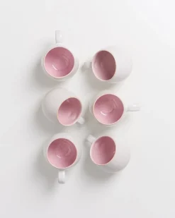 Best Motel a Miio Areia - Set Of 6 Mugs Small rose