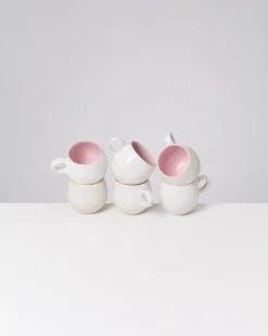 Best Motel a Miio Areia - Set Of 6 Mugs Small rose