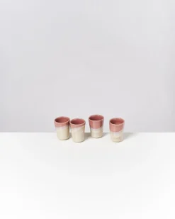 Cheap Motel a Miio Bica - Set Of 4 Espressocups pink cream