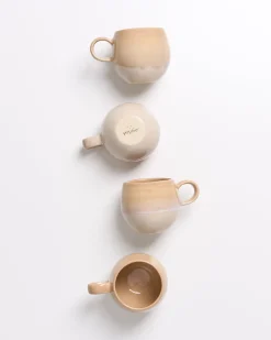 Clearance Motel a Miio Bica 4er Set Tasse Klein sand