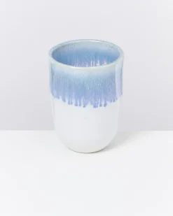 New Motel a Miio Copa Alto - Set Of 6 Cups Big Blue blau weiß