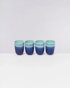 Hot Motel a Miio Copa Alto - Set Of 4 Cups Big Turquoise türkis