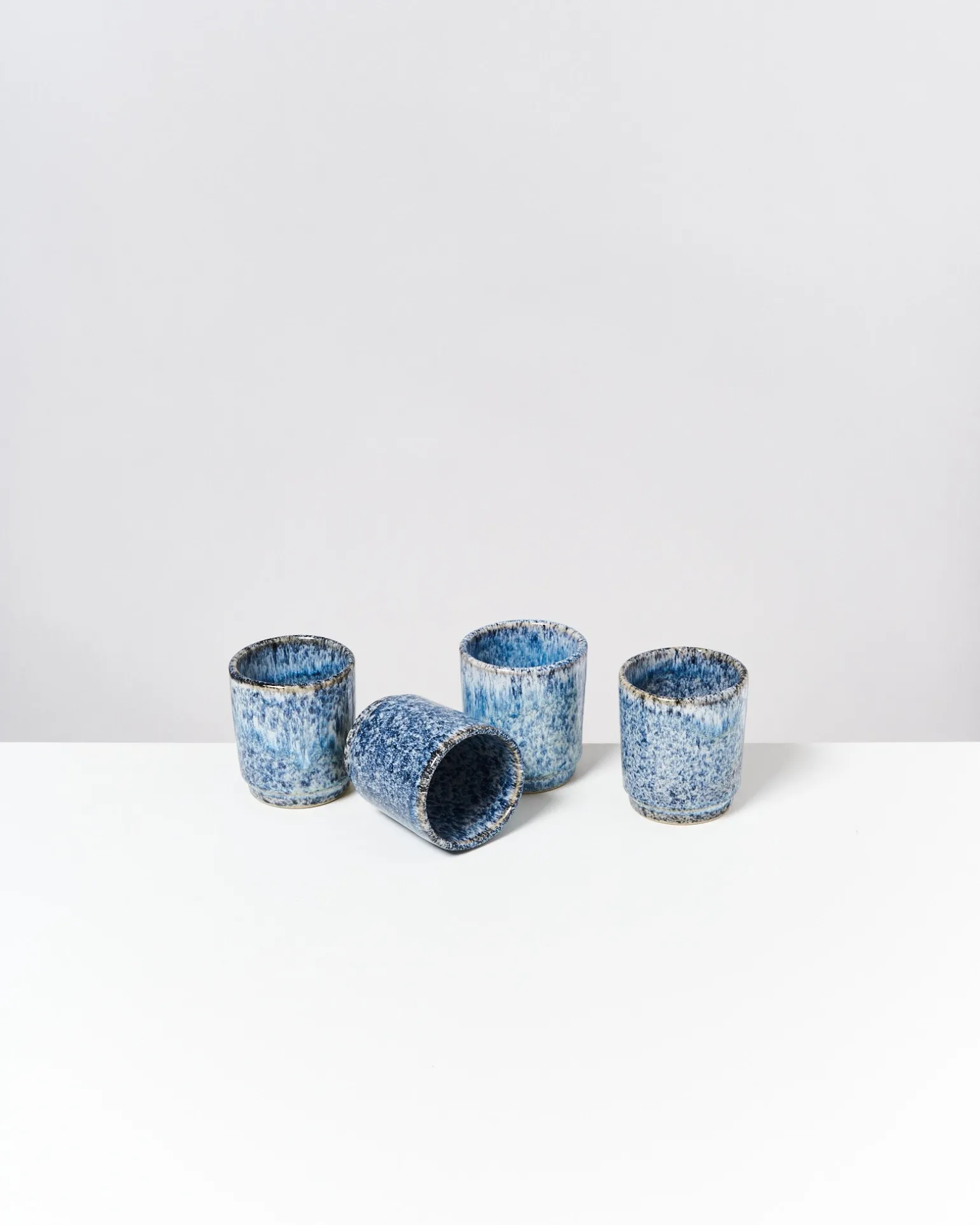 Online Motel a Miio Cordoama - Set Of 4 Cups Blue Speckled speckled blue