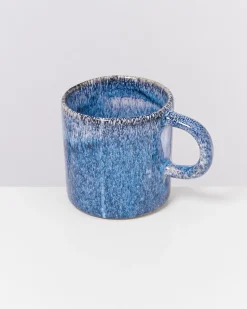 Online Motel a Miio Cordoama - Set Of 4 Mugs Big Blue Speckled speckled blue