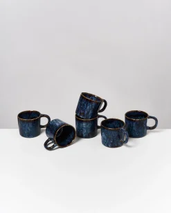 New Motel a Miio Cordoama - Set Of 6 Mugs Small Darkblue dark blue
