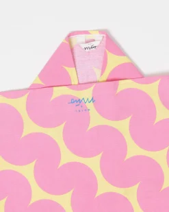 Sale Motel a Miio Dishtowel Pink Yellow rosa gelb