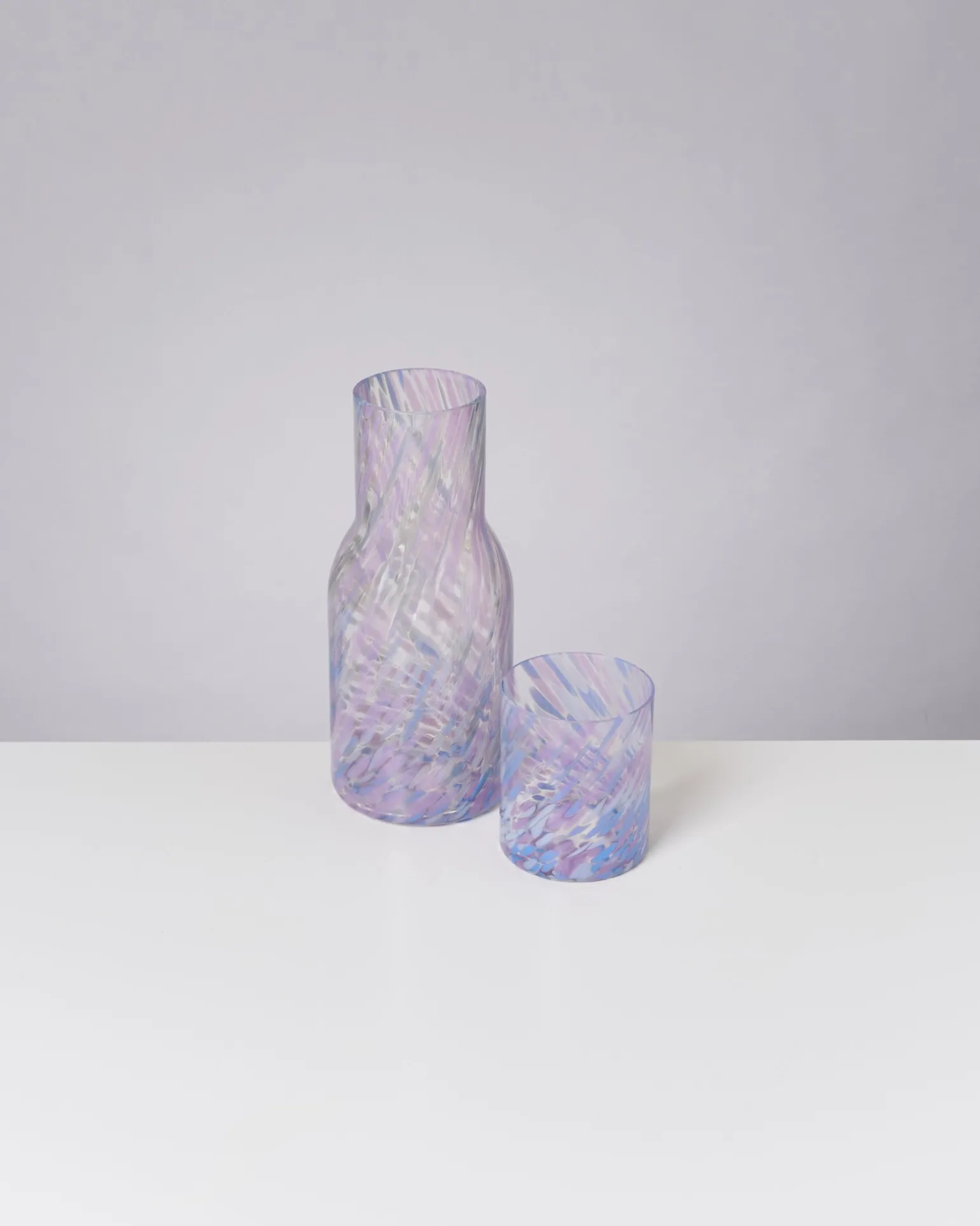 New Motel a Miio Joia - Glass Large Drops blue lilac