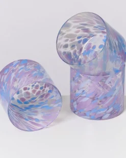 Best Motel a Miio Joia - Glass Small Drops Blue Lilac blau lila