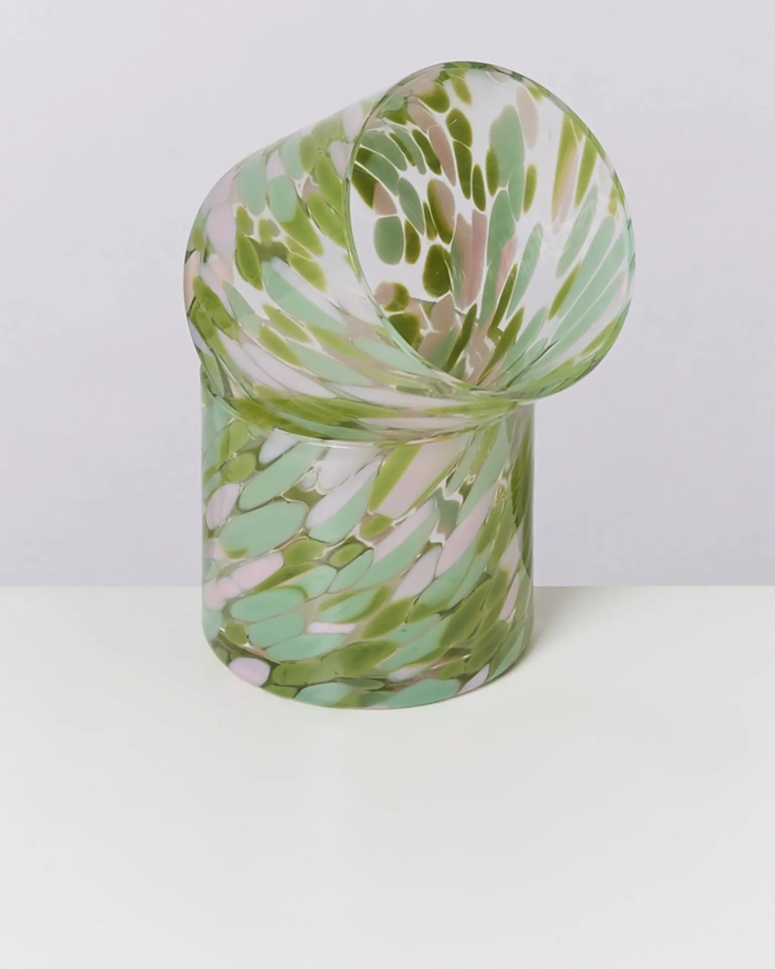 Clearance Motel a Miio Joia - Glass Small Drops Green Pink grün rosa