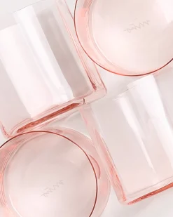 Store Motel a Miio Joia - Set Of 4 Glasses Flower pink opal