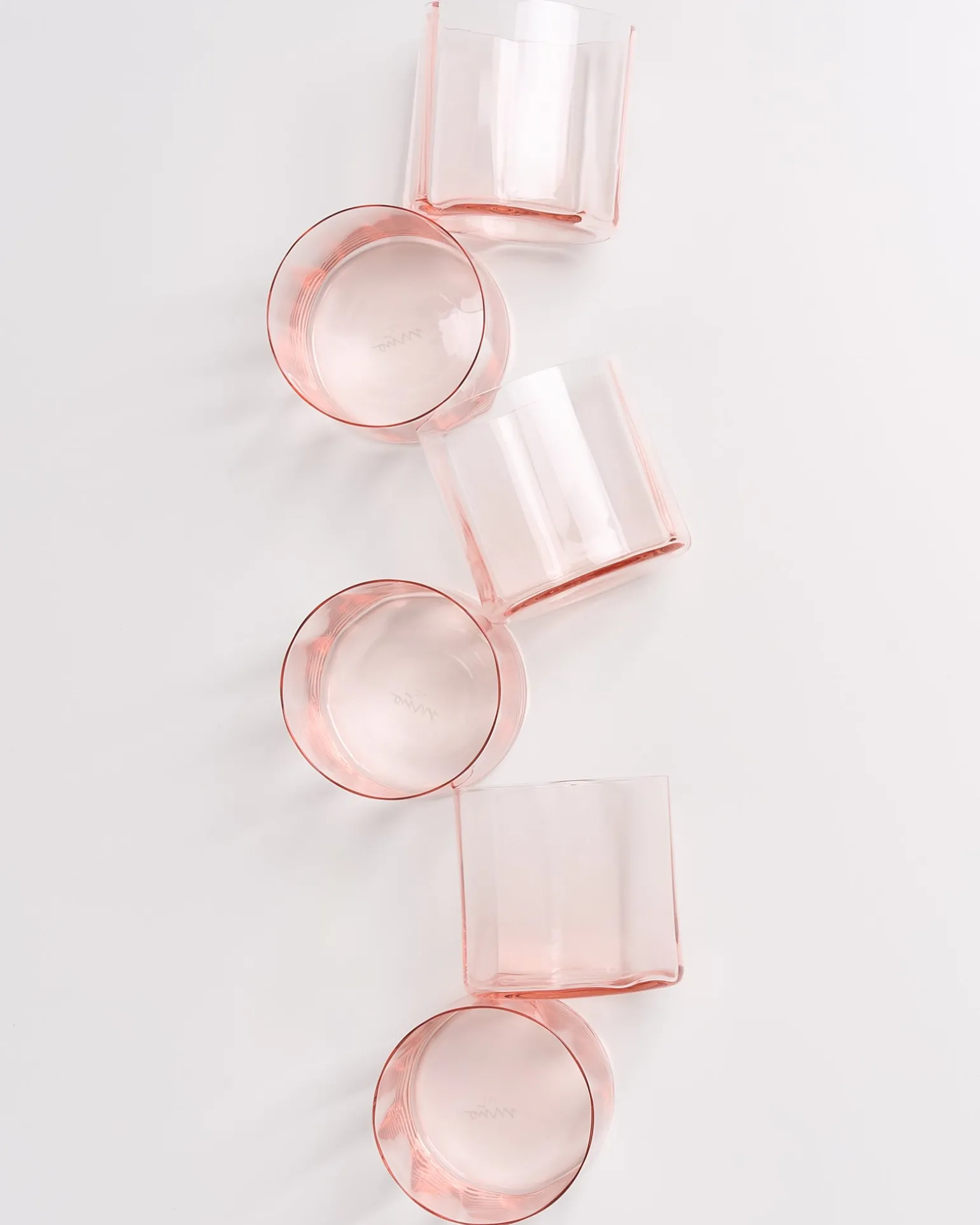 Store Motel a Miio Joia - Set Of 6 Glasses Flower pink opal