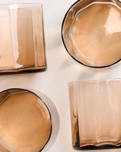 Hot Motel a Miio Joia - Set Of 4 Glasses Flower bronze