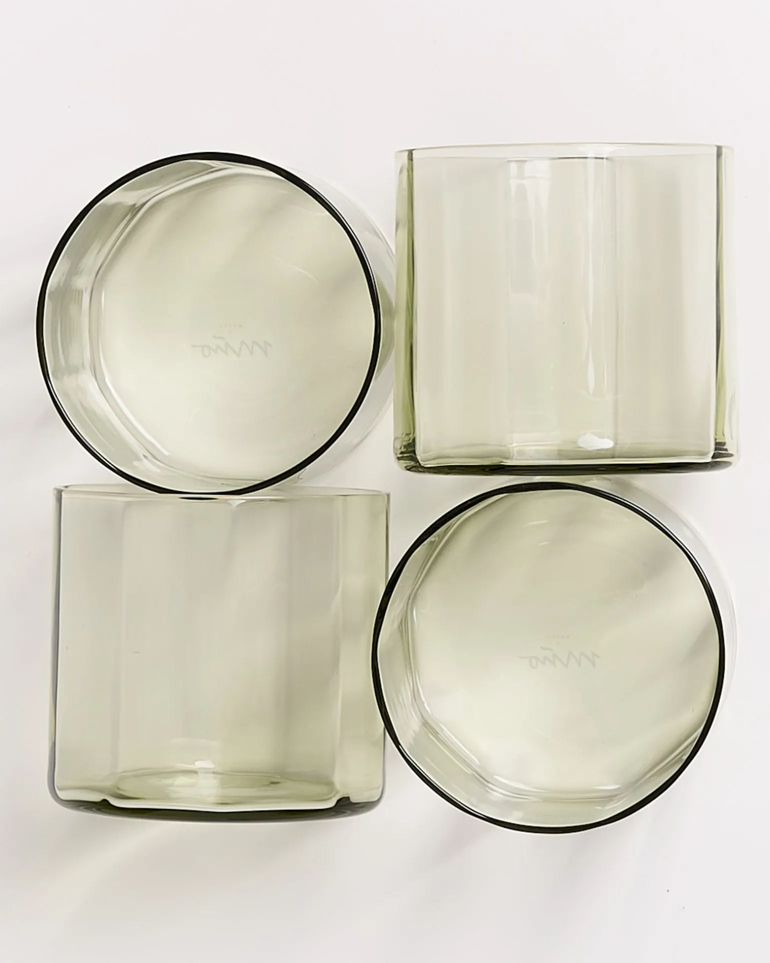 Outlet Motel a Miio Joia - Set Of 4 Glasses Flower Emerald smaragd