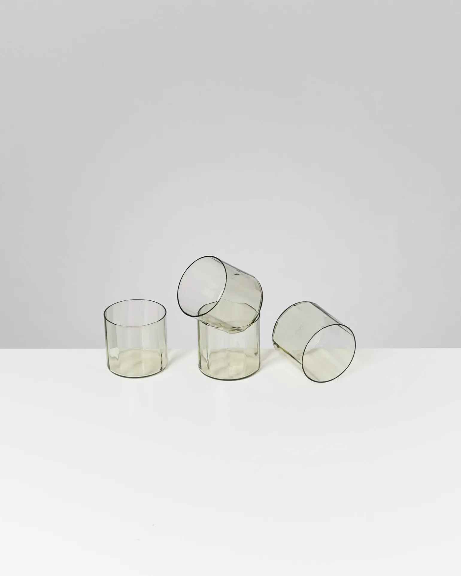 Outlet Motel a Miio Joia - Set Of 4 Glasses Flower Emerald smaragd