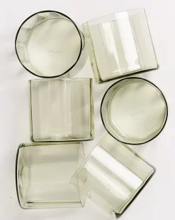 Outlet Motel a Miio Joia - Set Of 6 Glasses Flower Emerald smaragd