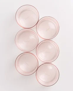 Discount Motel a Miio Joia - Set Of 6 Glasses Large Bubble pink opal