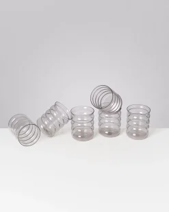 Hot Motel a Miio Joia - Set Of 6 Glasses Large Bubble e amethist