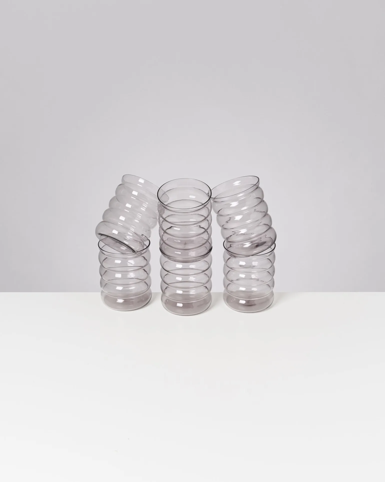 Hot Motel a Miio Joia - Set Of 6 Glasses Large Bubble e amethist