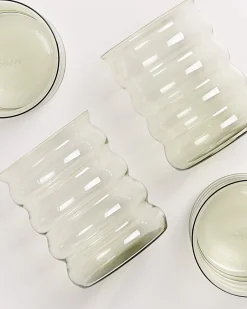 Cheap Motel a Miio Joia - Set Of 4 Glasses Large Bubble Emerald smaragd