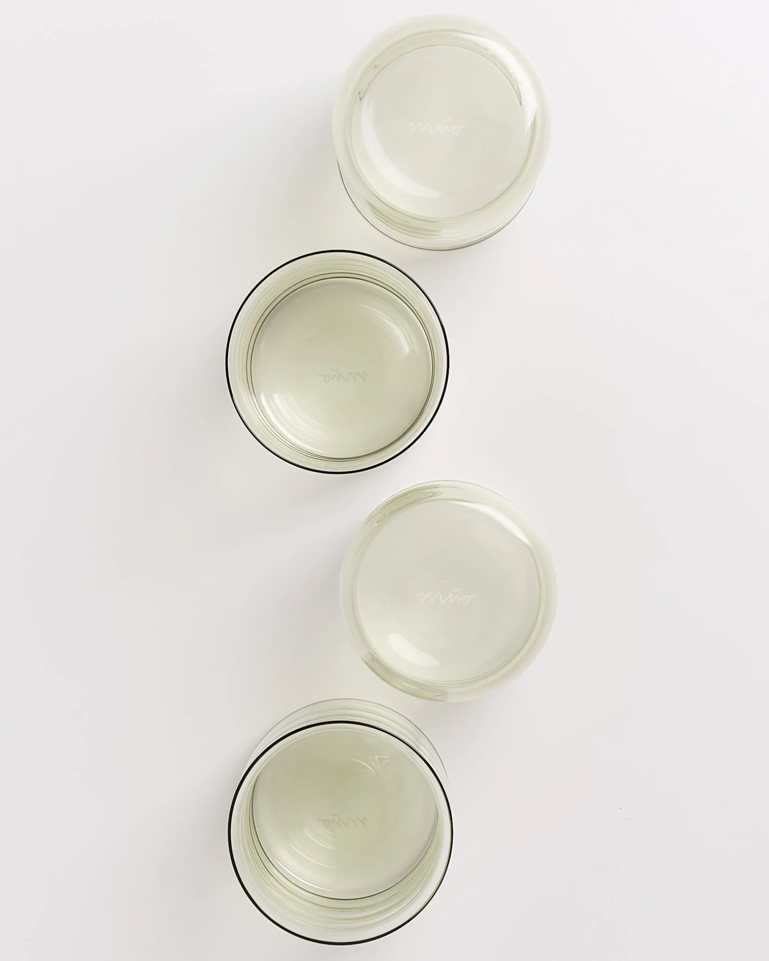 Cheap Motel a Miio Joia - Set Of 4 Glasses Large Bubble Emerald smaragd