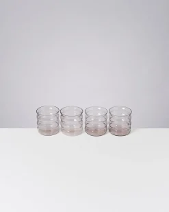 Clearance Motel a Miio Joia 4er Set Glas Bubble amethist