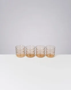 Flash Sale Motel a Miio Joia 4er Set Glas Bubble bronze