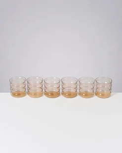 Shop Motel a Miio Joia 6er Set Glas Bubble bronze