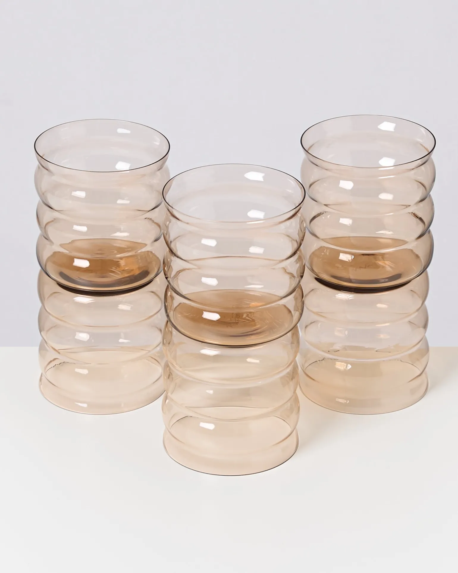 Shop Motel a Miio Joia 6er Set Glas Bubble bronze