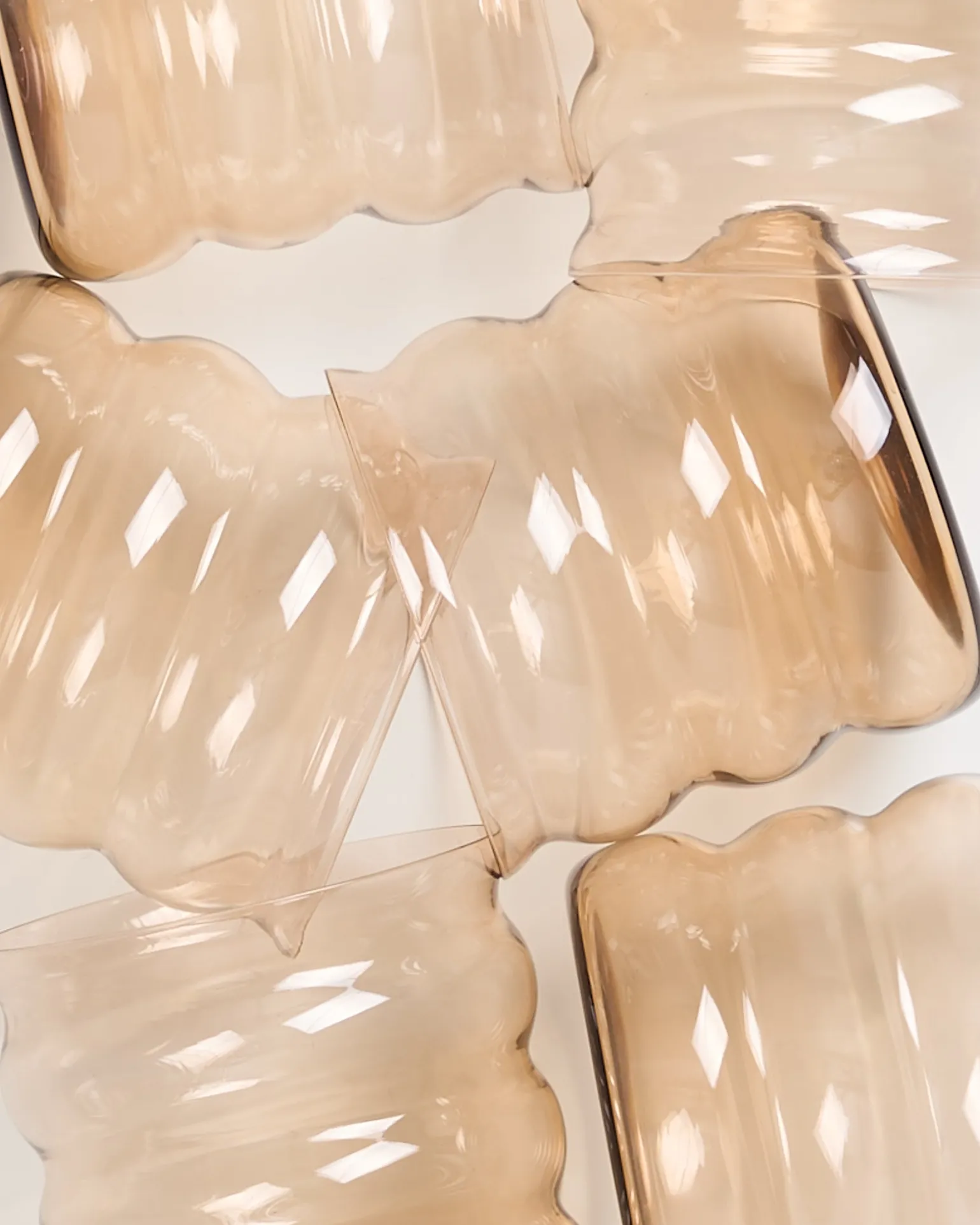 Shop Motel a Miio Joia 6er Set Glas Bubble bronze