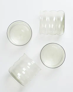 Flash Sale Motel a Miio Joia 4er Set Glas Bubble smaragd