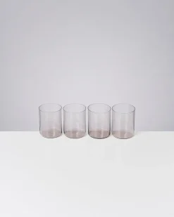 Hot Motel a Miio Joia 4er Set Glas Groß amethist