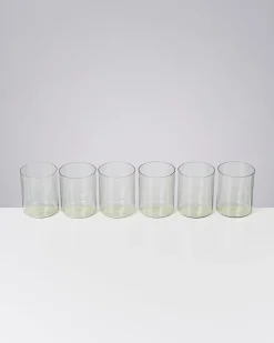 Shop Motel a Miio Joia 6er Set Glas Groß smaragd