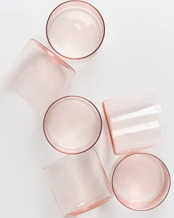 Cheap Motel a Miio Joia 6er Set Glas Klein pink opal