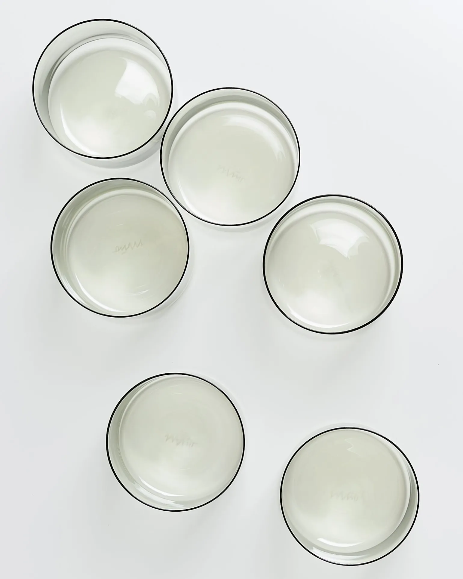 Fashion Motel a Miio Joia 6er Set Glas Klein smaragd