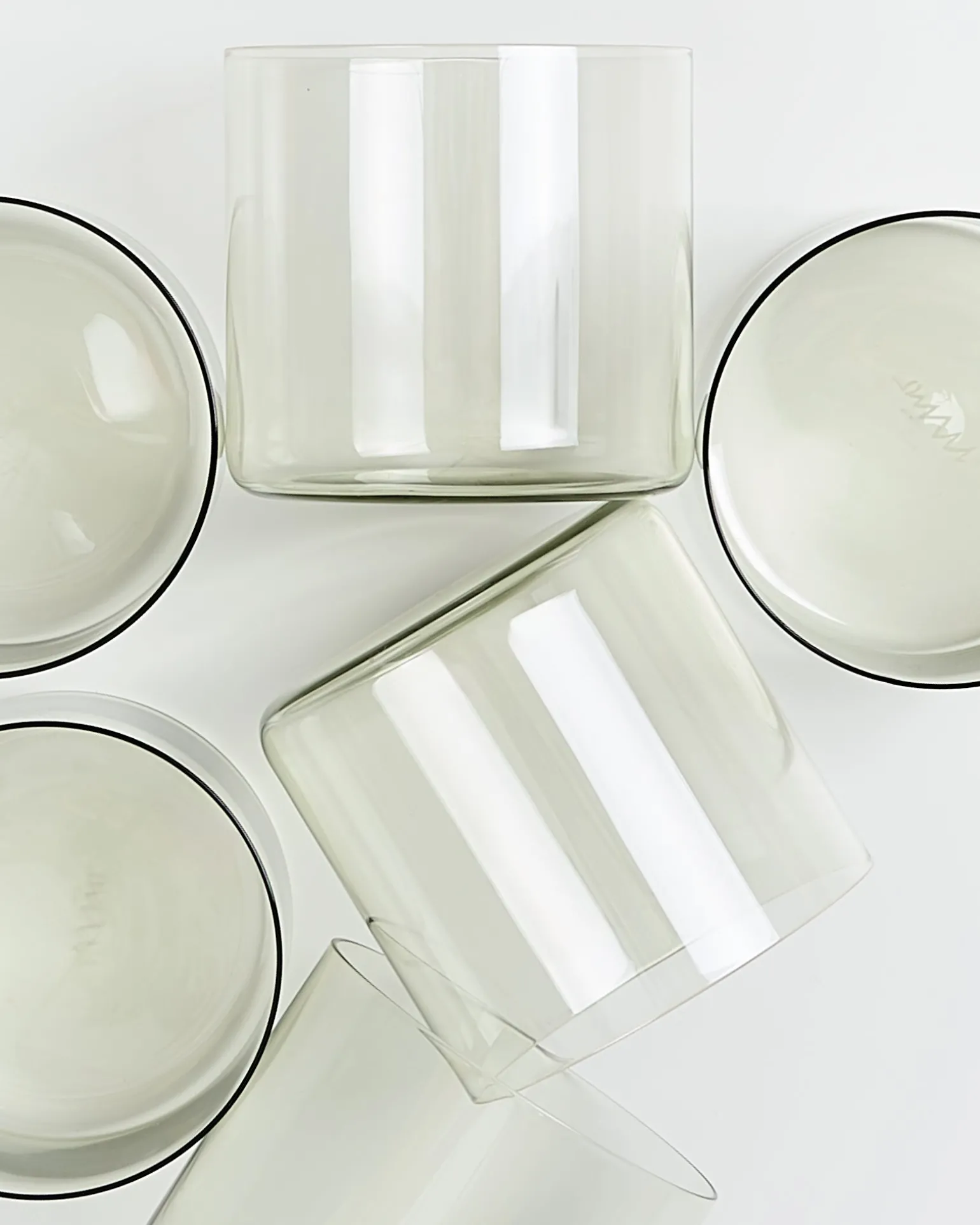 Fashion Motel a Miio Joia 6er Set Glas Klein smaragd