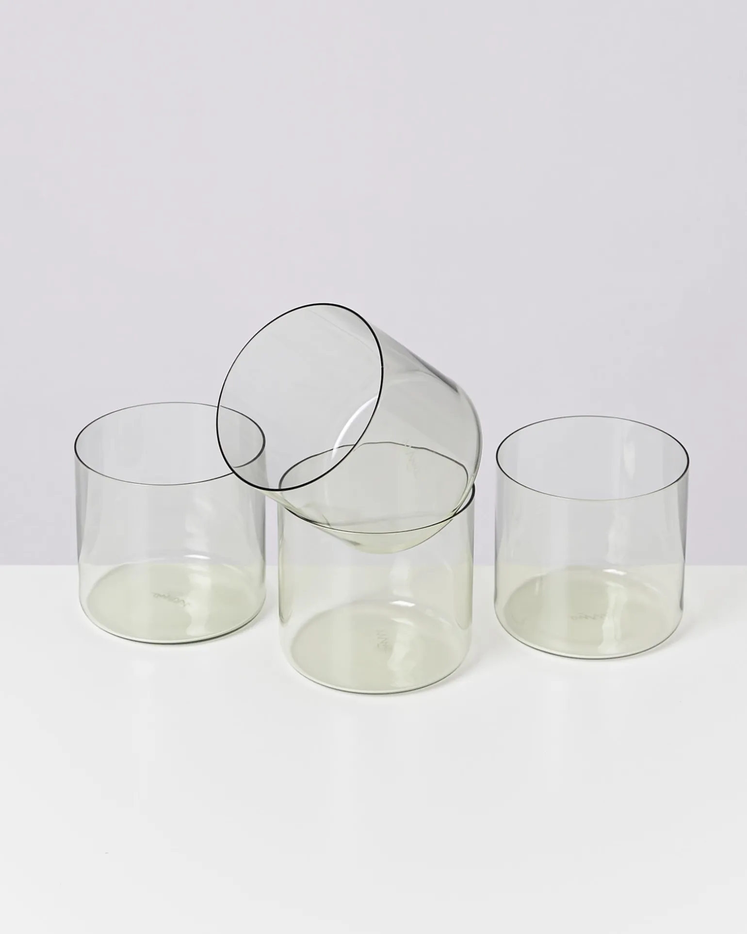 Best Motel a Miio Joia 4er Set Glas Klein smaragd