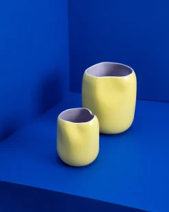 Sale Motel a Miio João Vase L Yellow Lilac gelb lila