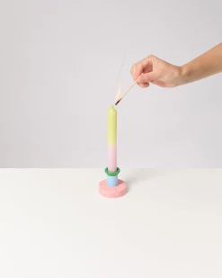 Cheap Motel a Miio X Isis-Maria Brisa Candleholder Pink Blue rosa blau
