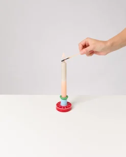 Fashion Motel a Miio X Isis-Maria Brisa Candleholder Red Blue rot blau