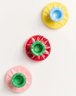 Fashion Motel a Miio X Isis-Maria Brisa Candleholder Red Blue rot blau