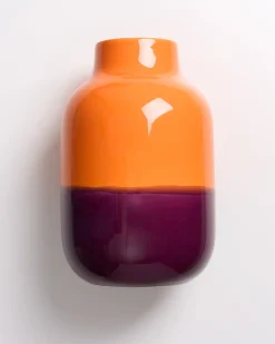 New Motel a Miio Nuno Vase L - orange darklilac