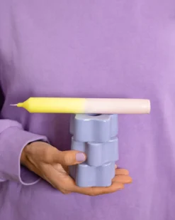 Fashion Motel a Miio Seia - Set Of 2 Stick Candles Dip Dye Pink Lime rosa lime