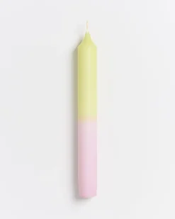 Fashion Motel a Miio Seia - Set Of 2 Stick Candles Dip Dye Pink Lime rosa lime