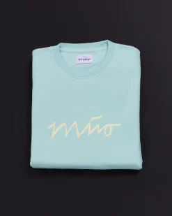 Cheap Motel a Miio Sweatshirt Men Aqua Yellow mint gelb